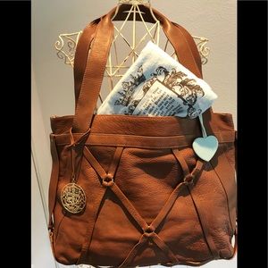 EUC Authentic Juicy Couture Brown Leather Handbag